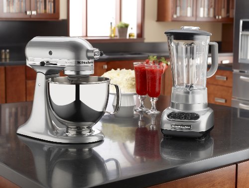Kitchenaid Artisan Series 5 Qt Stand Mixer With Pouring Shield Metallic Chrome Size One Size Check Back Soon Blinq