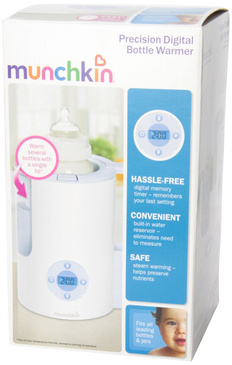 munchkin memory timer bottle warmer