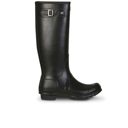 hunter original tall rain boots black