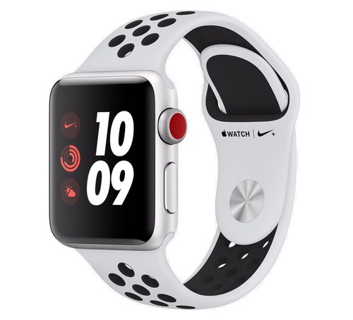 apple watch series 3 silver and white