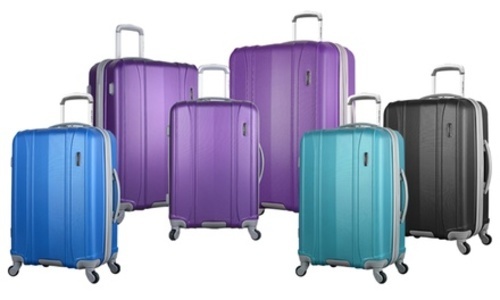 olympia purple luggage
