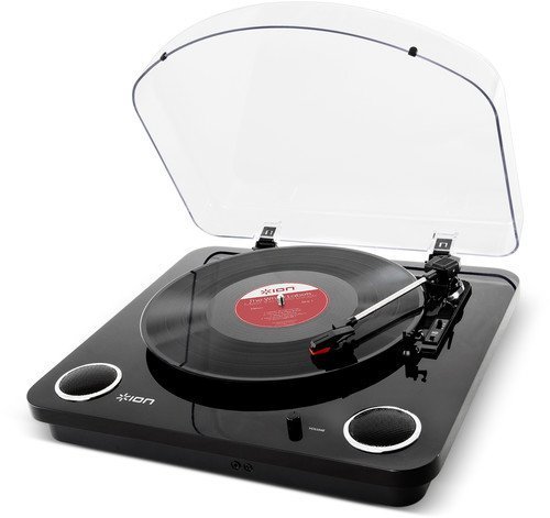 max lp conversion turntable with stereo speakers