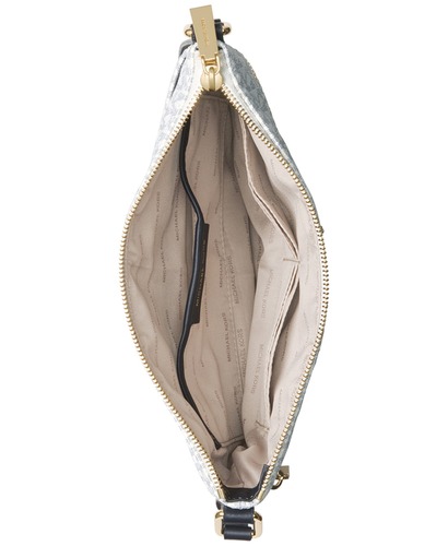 michael kors bedford signature flat crossbody