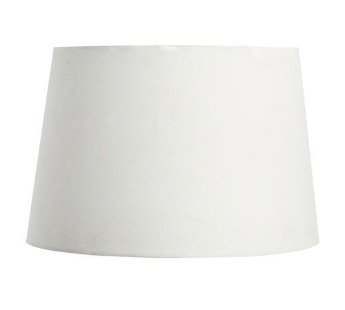 white tapered lamp shade