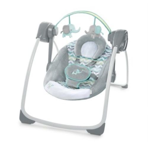 Ingenuity Baby Jungle Journey Comfort 2 Go Portable Swing - Grey - Great Gift Idea