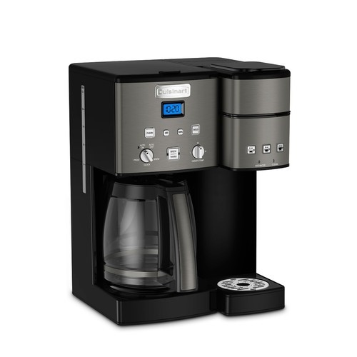 Cuisinart Combo 12 Cup and Single Serve Coffee Maker - Black