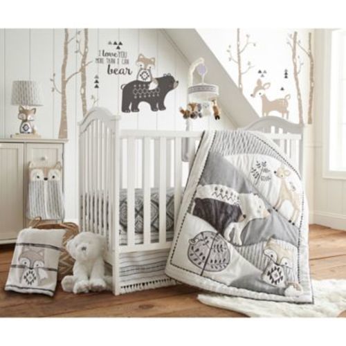 5 piece crib bedding set