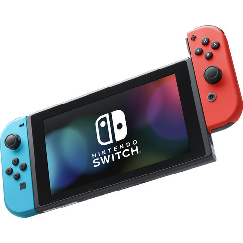 Nintendo Switch Game 32GB Console with Neon Blue and Neon Red Joy-Con