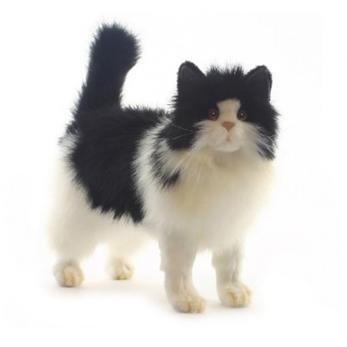 New Hansa Black And White Cat Plush Toy 4806021942215 Ebay