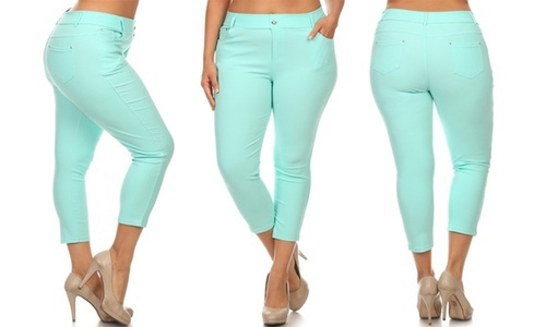 turquoise jeggings