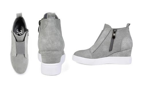 journee wedge sneakers
