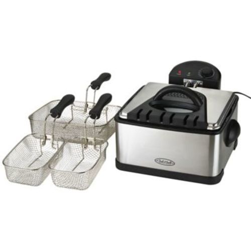 Chef's Mark XL 16.8Cup 1700W Stainless Steel Deep Fryer with 3