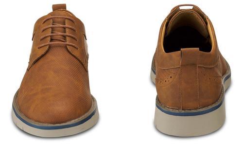 NEW Akademiks Men�s Casual Oxford Shoes Beige Size 10